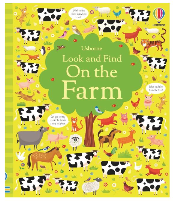 Usborne Book and Jigsaw On the Farm