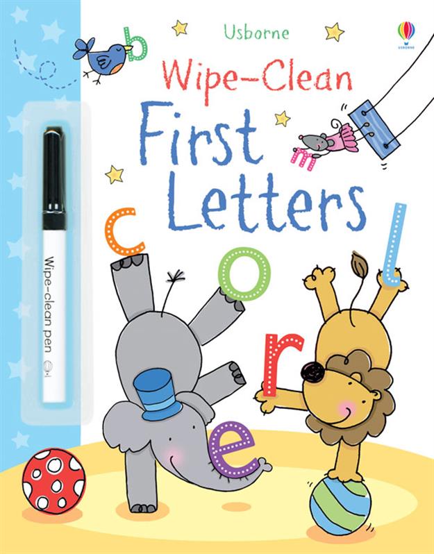 Wipe-Clean First Letters