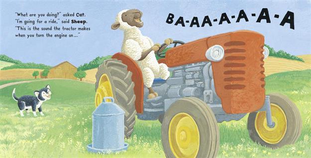 Gobble, Gobble, Moooooo Tractor Book