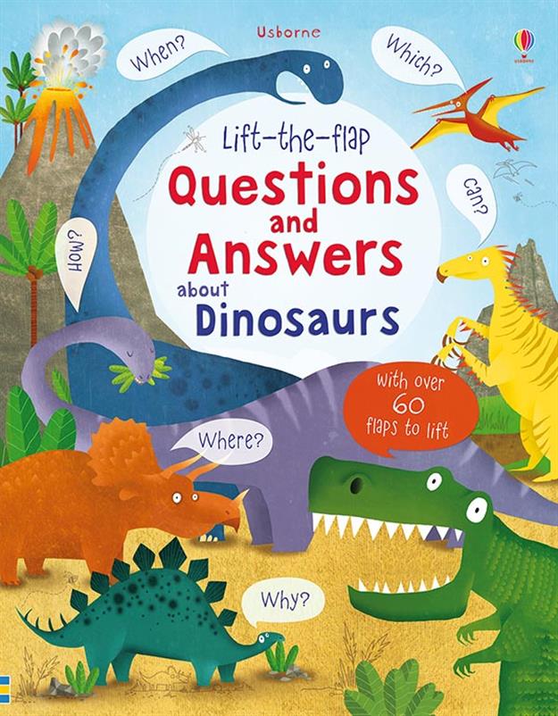 Lift-the-Flap Questions and Answers About Dinosaurs (IR)