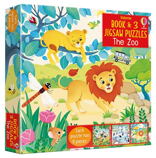 Zoo, The - Book & 3 Jigsaw Puzzles (3 x 9pcs)