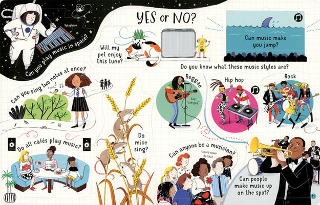 Lift-the-Flap Questions and Answers About Music (IR)