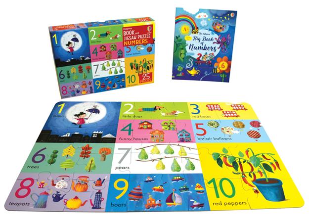 Numbers - Book & Jigsaw Puzzle (25 pcs)