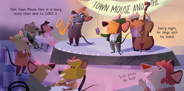 Town Mouse and the Country Mouse Little Board Book, The (QR)