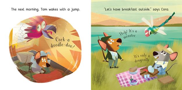 Town Mouse and the Country Mouse Little Board Book, The (QR)