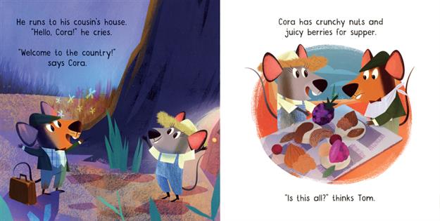 Town Mouse and the Country Mouse Little Board Book, The (QR)
