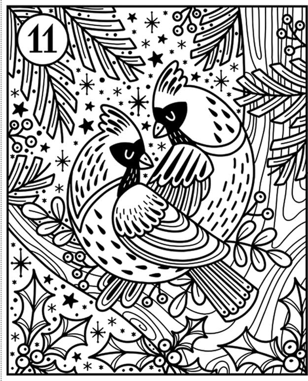 Countdown to Christmas Magic Painting