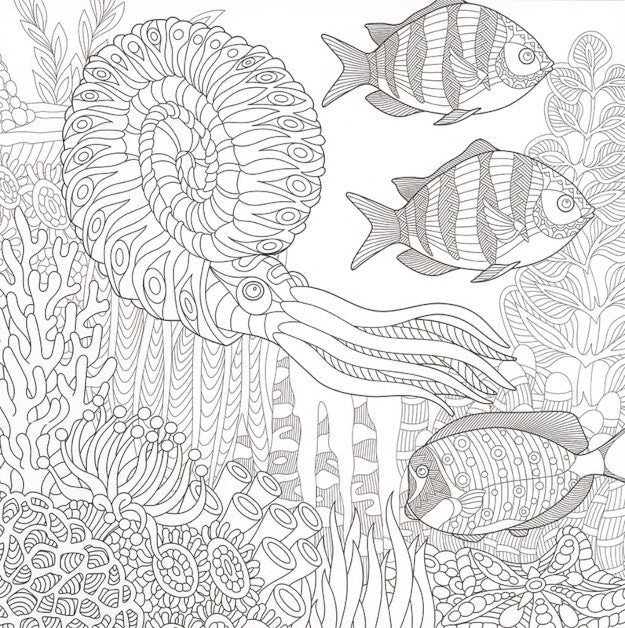 Ocean Mandala Art