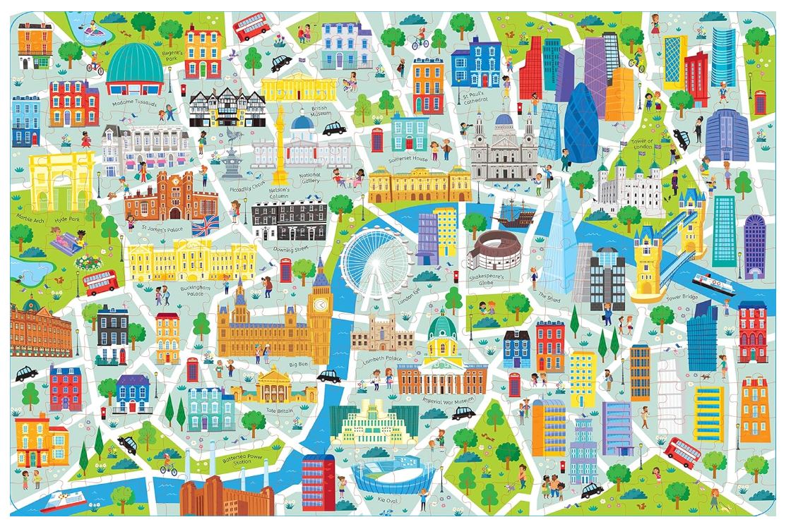 Usborne Book and Jigsaw London