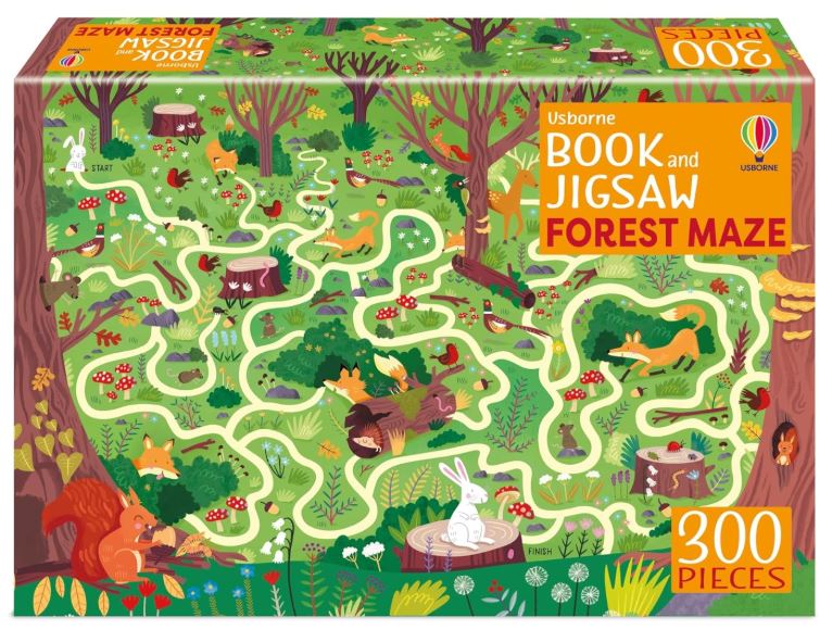 Usborne Book and Jigsaw Forest Maze