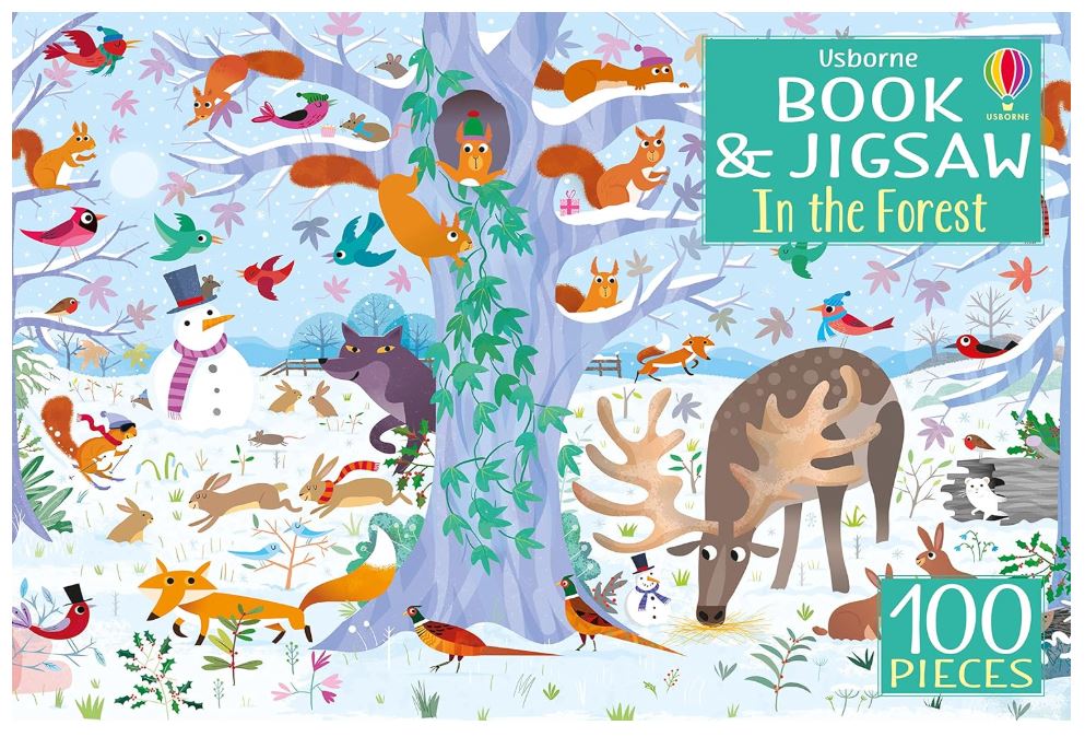 Usborne Book and Jigsaw: In the Forest