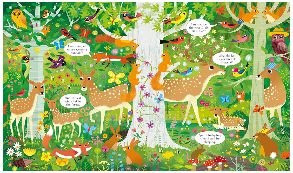 Usborne Book and Jigsaw: In the Forest