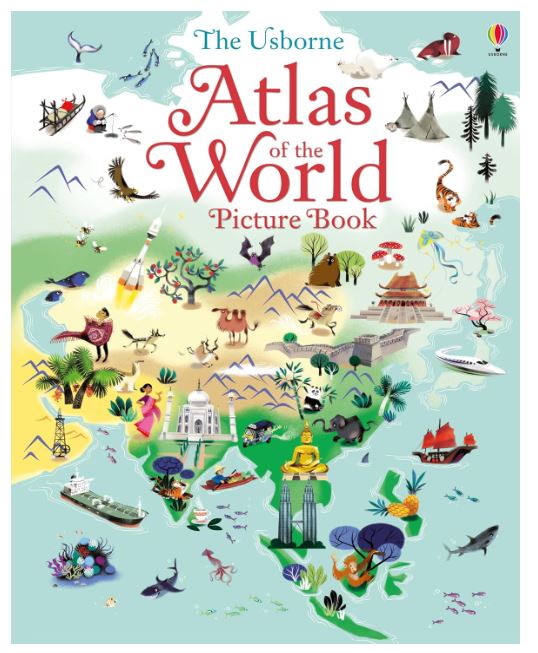 Atlas and Jigsaw Map of the World (Usborne Book and Jigsaw)
