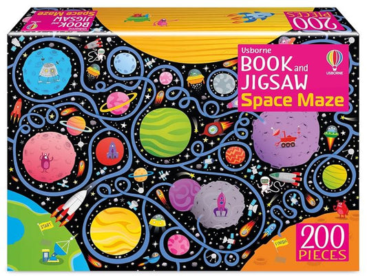 Usborne Book and Jigsaw Space Maze