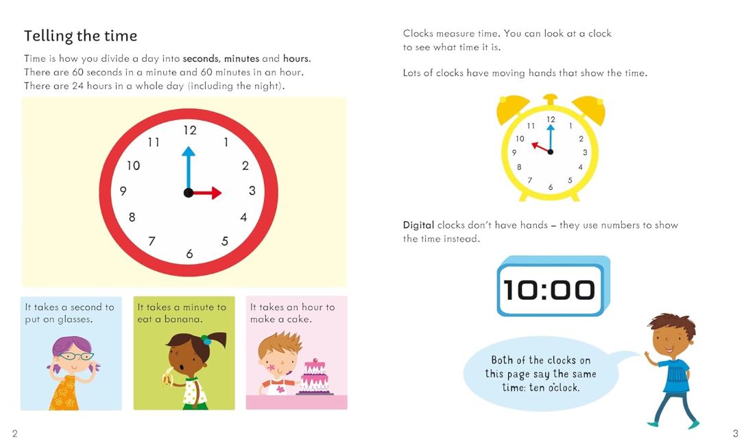 Usborne Book and Jigsaw - Telling the Time